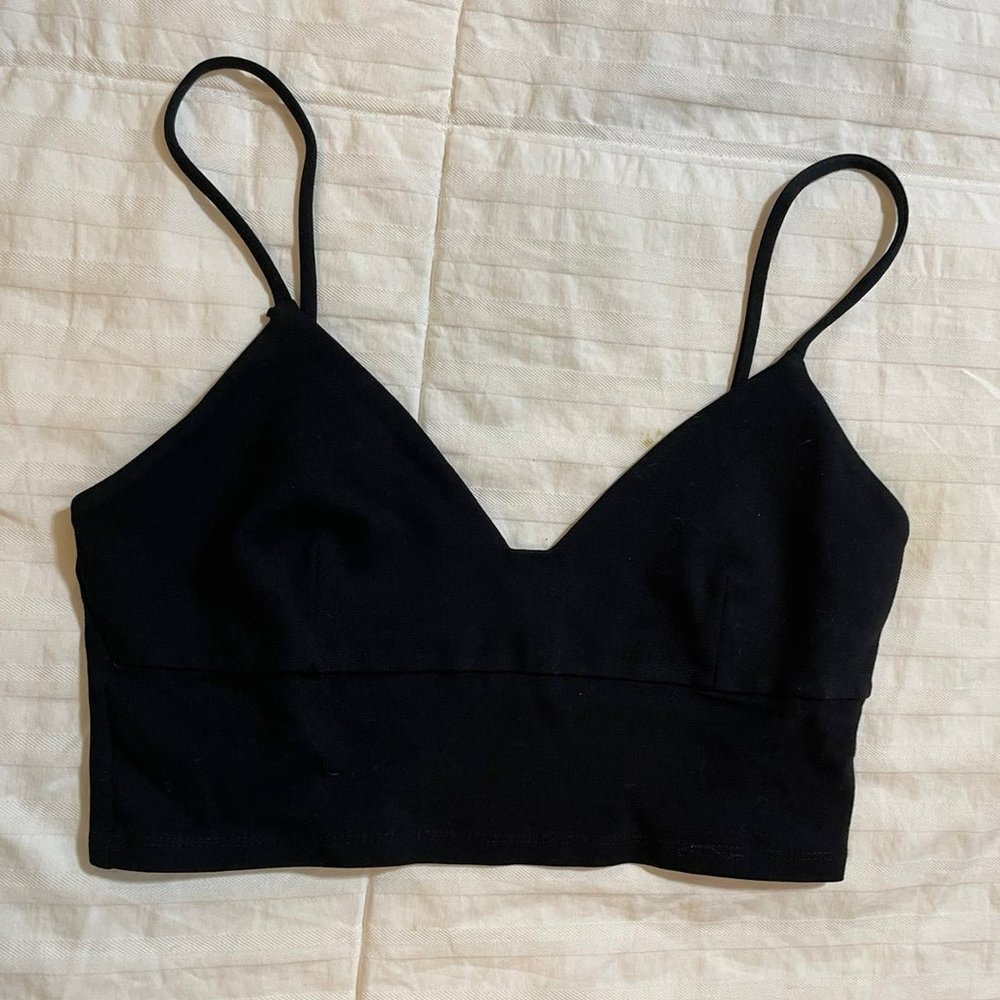 Black crop top CHICO